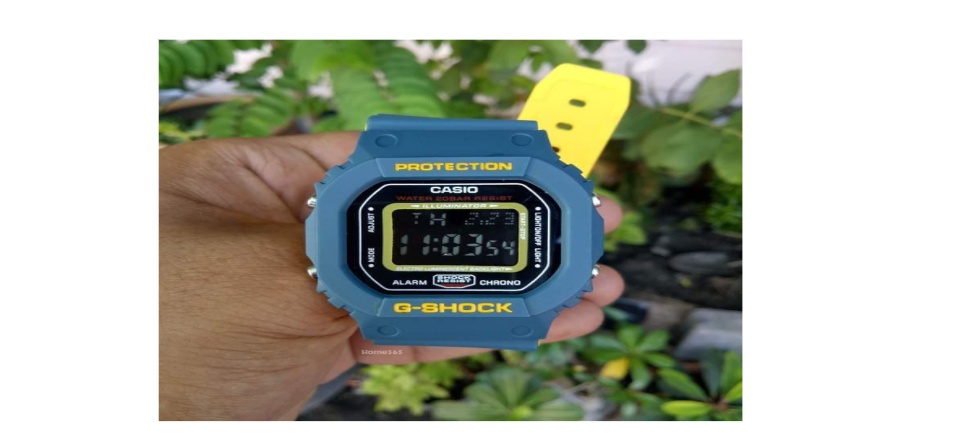 ข้อมูลเกี่ยวกับ นาฬิกา CASIO ยักเล็ก ทูโทนสีกลมเหลือง ตั้งเวลาให้พร้อมใช้งาน แถมฟรีกล่องใส่