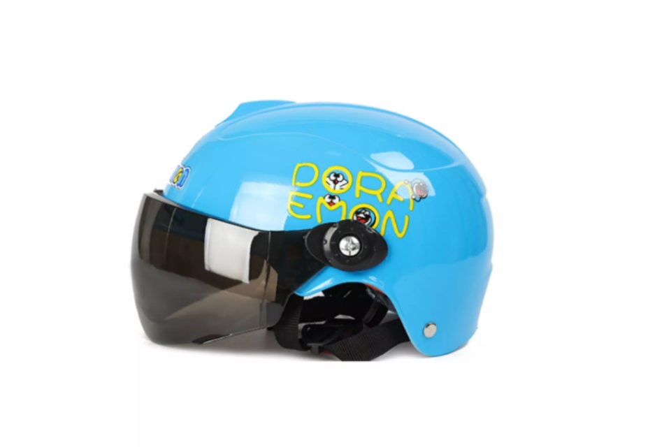 มุมมองเพิ่มเติมของสินค้า kiddy moll baby helmet sle for kids (Ready stock) 4-12 years, helmets, helmets, children's hats, cute patterns, best sellers, shipped from Thailand