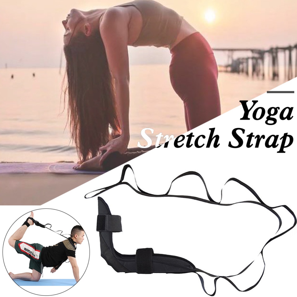 ข้อมูลเกี่ยวกับ เข็มขัดยืดเส้น ยืดเส้น โยคะเอ็น เข็มขัดยืดกล้ามเนื้อ Yoga Ligament Stretching Belt สติกเกอร์มหัศจรรย์ยืดเส้นเอ็นข้อเท้าอุปกรณ์เสริมสำหรับเล่นโยคะ