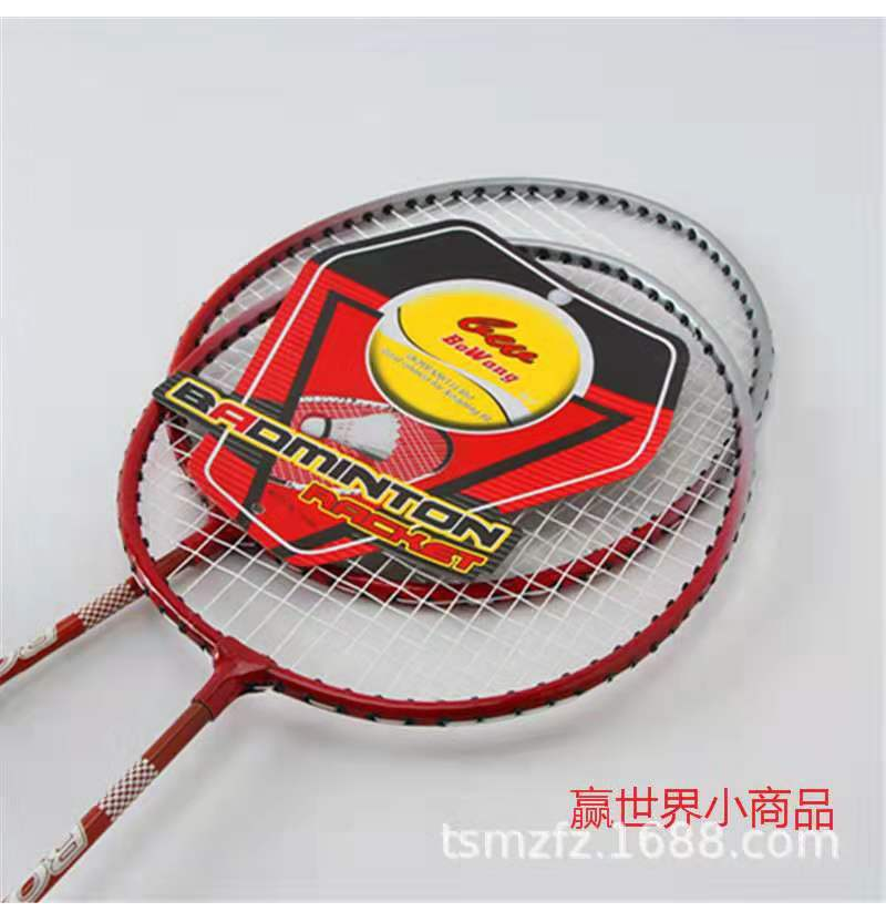 ภาพประกอบคำอธิบาย BOWANG ไม้แบด ไม้แบดมินตัน Badminton Racket Streel (XB-599) 1 คู่