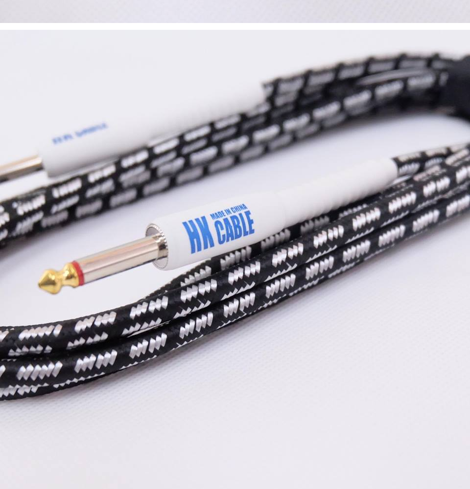 มุมมองเพิ่มเติมของสินค้า Gion - สายแจ็คกีต้าร์ HK cable อย่างดี ยาว 3 เมตร ( คละสี )