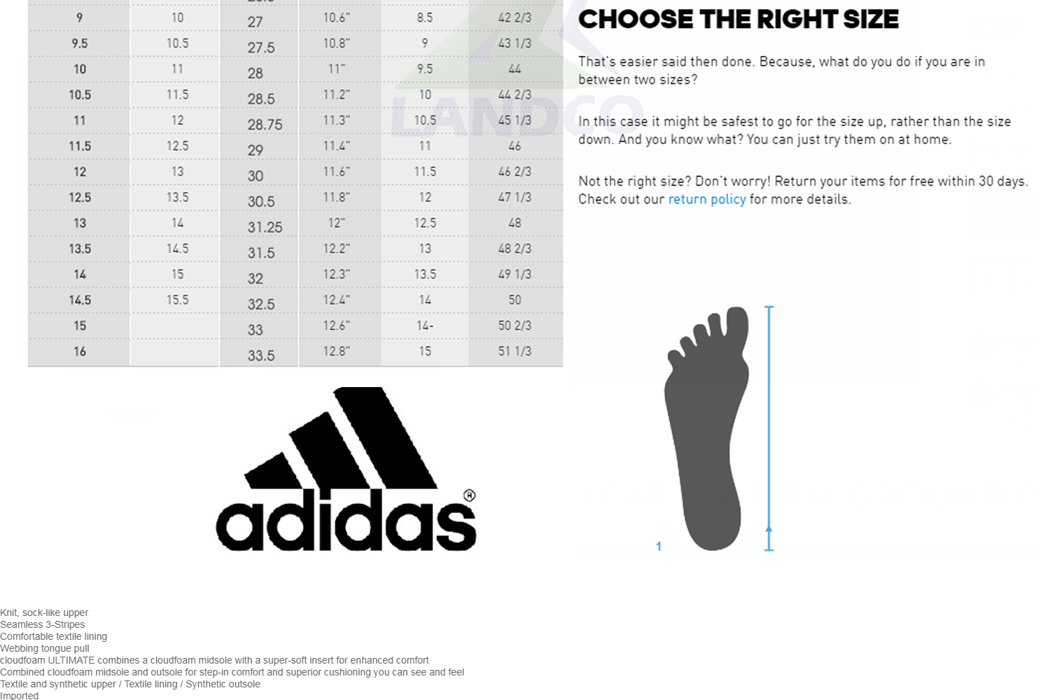 ภาพประกอบคำอธิบาย Adidas รองเท้าวิ่ง รองเท้าแฟชั่น รองเท้ากีฬา รองเท้าผ้าใบ รองเท้าชาย อาดิดาส  Rg Men Shoe CLF Ultimate F34454 (3300)
