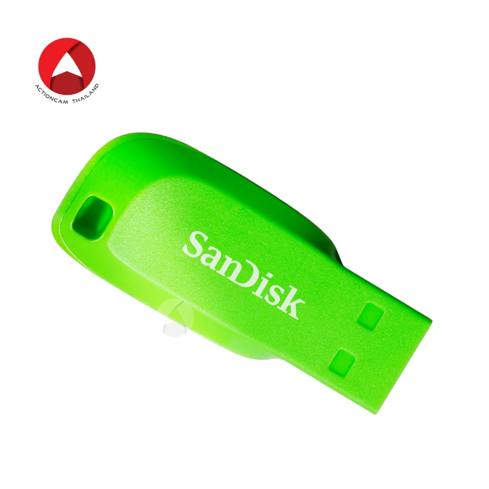 รายละเอียดเพิ่มเติมเกี่ยวกับ SanDisk CRUZER BLADE USB 2.0 แฟลชไดร์ฟ 16GB (SDCZ50C_016G_B35GE) Green เมมโมรี่ แซนดิส แฟลซไดร์ฟ ประกัน Synnex รับประกัน 5 ปี