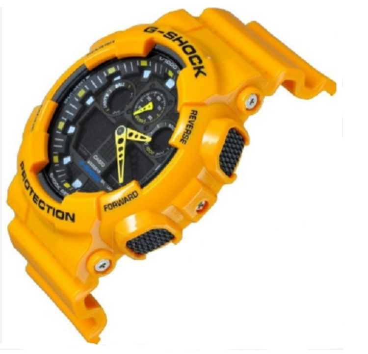 ภาพประกอบคำอธิบาย นาฬิกาข้อมือสายเรซิ่น R รุ่น Ga-100A-9Adr (Bbee Limited Edition) (Yellow)