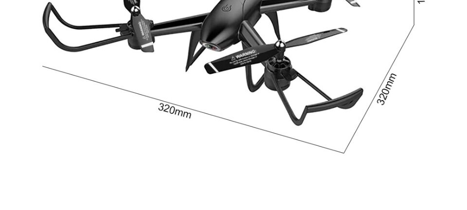 ภาพประกอบคำอธิบาย โดรนติดกล้อง โดรนบังคับ โดรนถ่ายรูป Drone Blackshark-106s ดูภาพFผ่านมือถือ บินนิ่งมาก รักษาระดับความสูง บินกลับบ้านได้เอง กล้อง2ตัว ฟังก์ชั่นถ่ายรูป บันทึกวีดีโอแบบอัตโนมัติ
