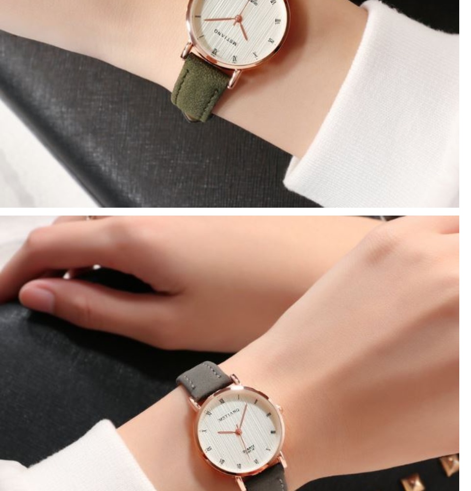 มุมมองเพิ่มเติมของสินค้า Riches Mall RW193 นาฬิกาข้อมือผู้หญิง นาฬิกา วินเทจ นาฬิกาผู้ชาย นาฬิกาข้อมือ นาฬิกาแฟชั่น Watch นาฬิกาสายหนัง พร้อมส่ง