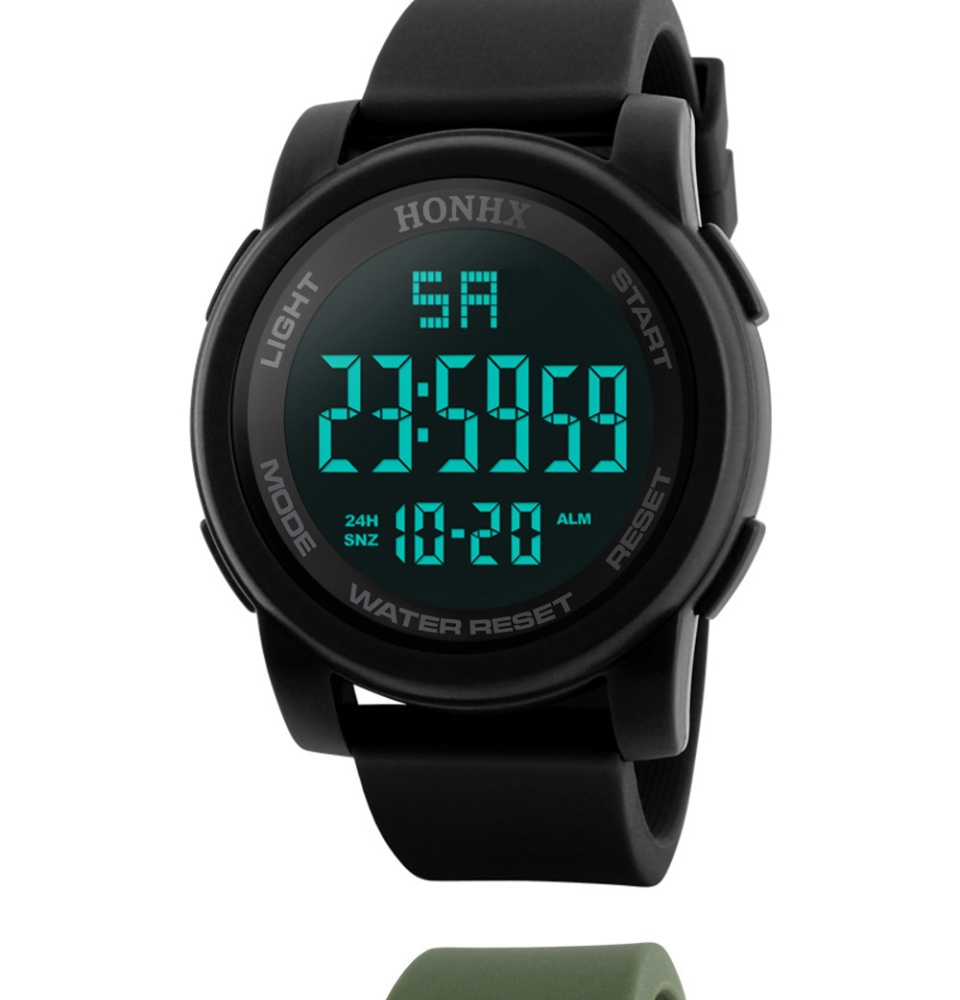 รายละเอียดเพิ่มเติมเกี่ยวกับ Riches Mall  RW249 นาฬิกาผู้ชาย นาฬิกา HONHX สปอร์ต ผู้ชาย นาฬิกาข้อมือผู้หญิง นาฬิกาข้อมือ นาฬิกาดิจิตอล Watch สายซิลิโคน