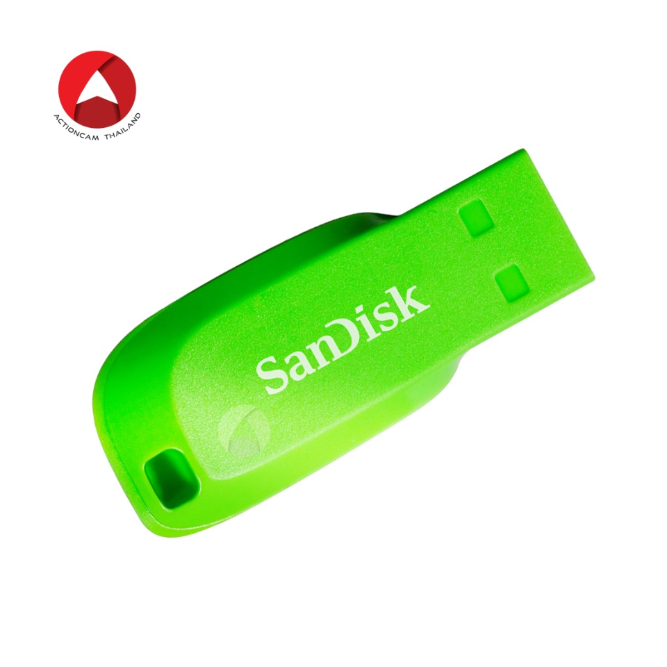 รูปภาพของ SanDisk CRUZER BLADE USB 2.0 แฟลชไดร์ฟ 16GB (SDCZ50C_016G_B35GE) Green เมมโมรี่ แซนดิส แฟลซไดร์ฟ ประกัน Synnex รับประกัน 5 ปี