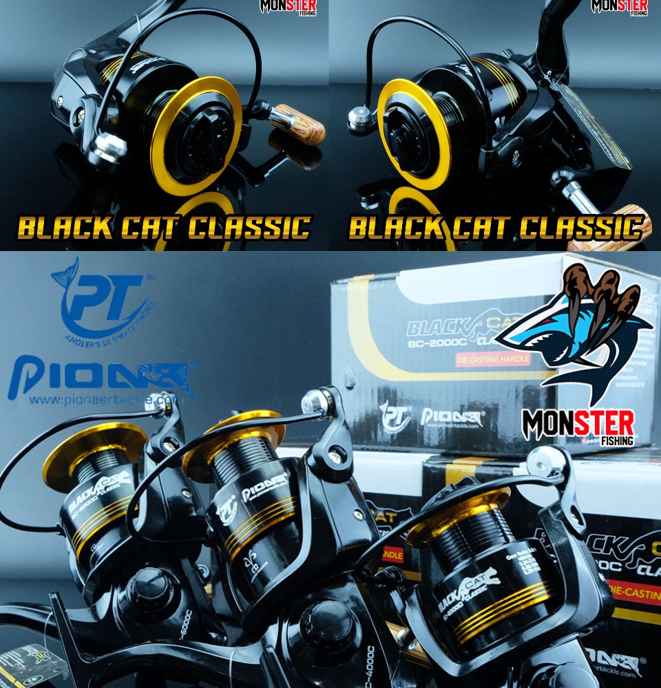 PIONEER BLACK CAT BC-1000/BC-6000 FISHING REEL