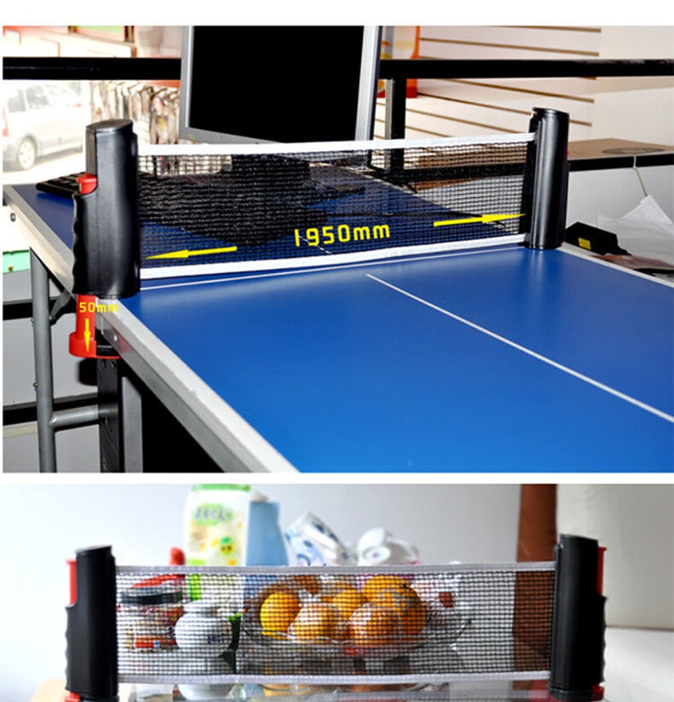 ข้อมูลเพิ่มเติมของ DOBETTERS Table Tennis Rack เสาตาข่ายปิงปอง โต๊ะปิงปอง พับเก็บได้ แบบพกพา เน็ตปิงปอง ตาข่ายโต๊ะปิงปอง รุ่น S041