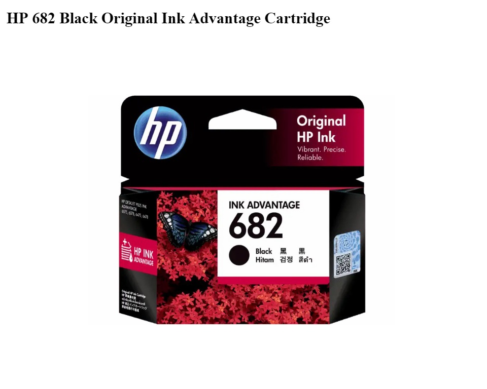 ข้อมูลประกอบของ HP INKJET 682 BLACK (หมึกแท้สีดำ)