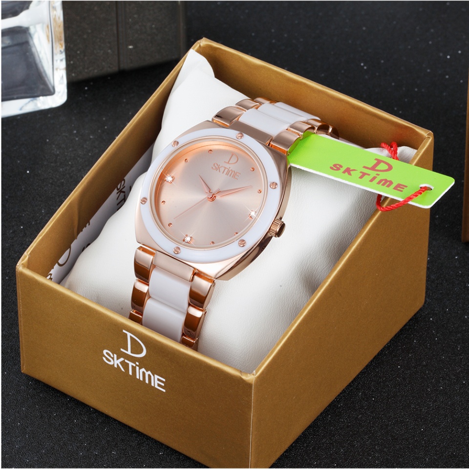มุมมองเพิ่มเติมของสินค้า นาฬิกา SK Time ของแท้ 100 % รุ่น D21005 พร้อมกล่องแบรนด์