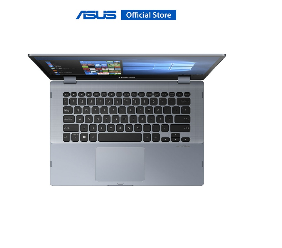 เกี่ยวกับ ASUS  VivoBook Flip 14 TP412FA-EC491T, 14 inch 2 in 1 laptop, FHD IPS-Type Display, toreen, Intel i3-10110U, 4GB DDR4 On board, UHD Graphics, 256GB M.2 NVMe PCIeG3x2 SSD, 17.6 mm thin, 1.5kg lightweight