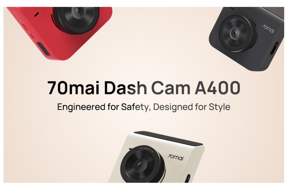 มุมมองเพิ่มเติมของสินค้า [ศูนย์ไทย] 70mai A400 กล้องติดรถยนต์ 2021 บันทึกวิดีโอชัด 2K มี WIFI รองรับกล้องบันทึกด้านหลัง 1080P และ โหมดจอดรถ รับประกันศูนย์ 1 ปี