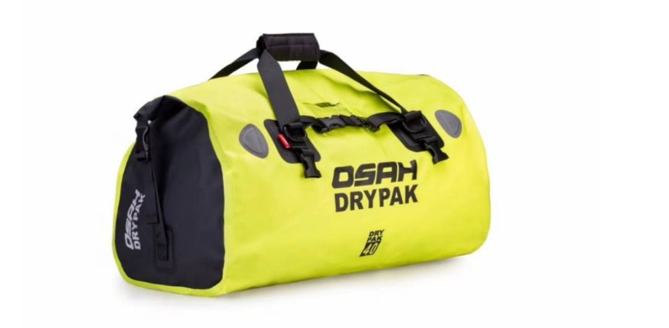 ลองดูภาพสินค้า OSAH DRY PAK กระเป๋ากันน้ำ 40 ลิตร สินค้าของแท้ 100%มัดสัมภาระ มัดท้ายรถมอเตอร์ไซด์ สำหรับมอเตอร์ไซด์ทัวร์ริ่ง วัสดุกันน้ำ100% เกรดพรีเมี่ยม มีจุกปล่อยลมระบายอากาศ waterproof bag for motorcycle to Biker Farm