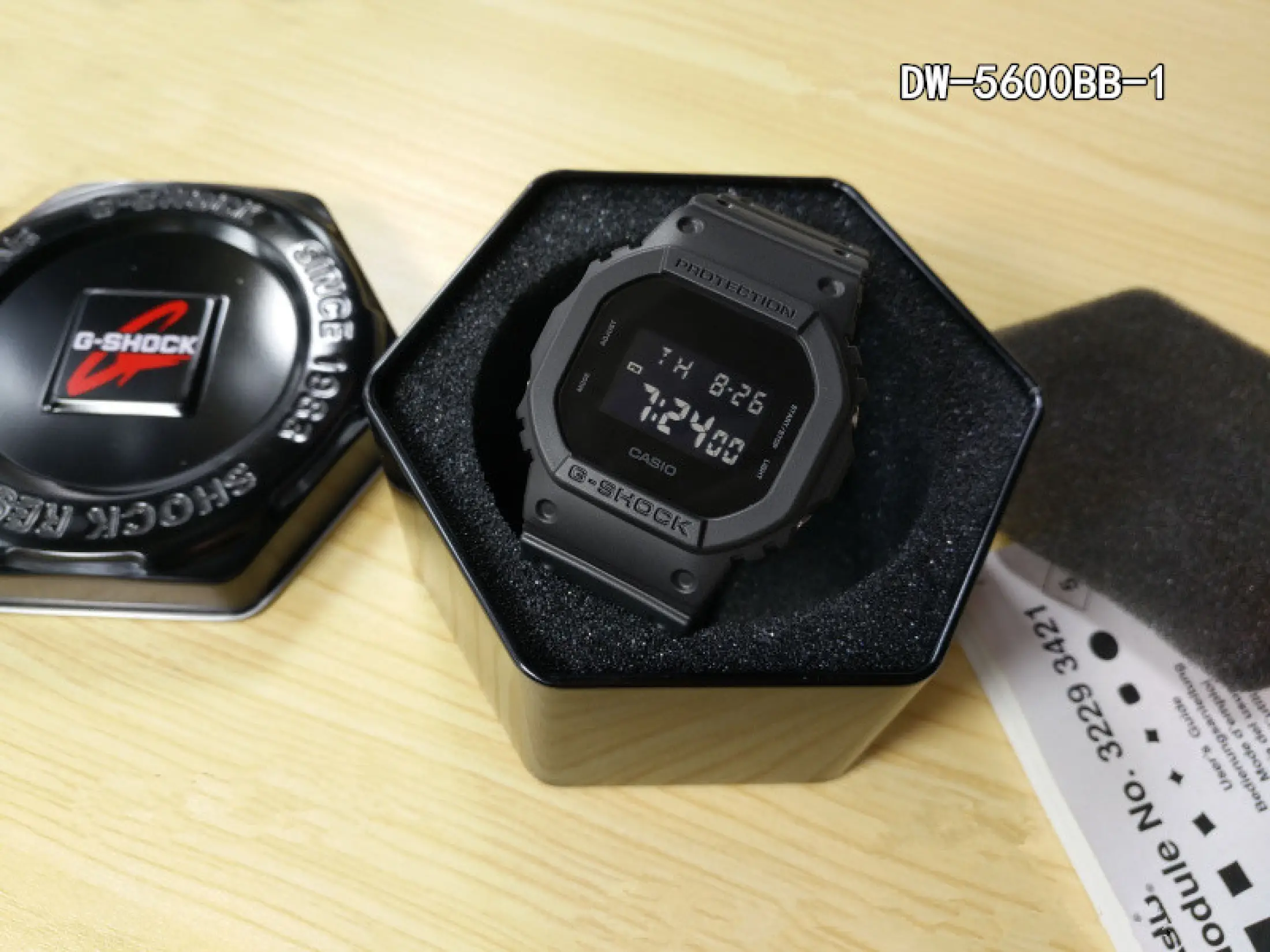 รายละเอียดเพิ่มเติมเกี่ยวกับ CASIO G-SHOCK นาฬิกาข้อมือผู้ชาย รุ่น DW-5600BB-1 (สีดำ/black)