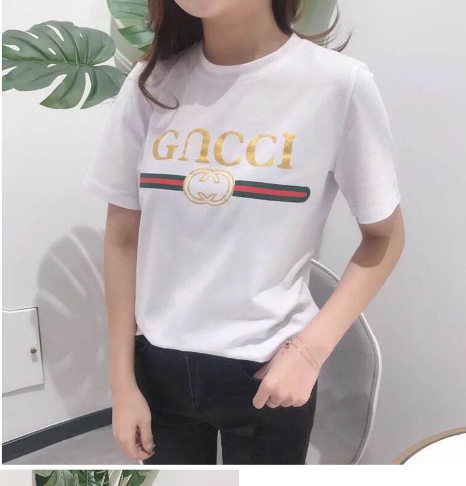 Guccis ผ หญ งแฟช นใหม เส อย ดแขนส นผ หญ งเกาหล เส อผ า Lazada Co Th