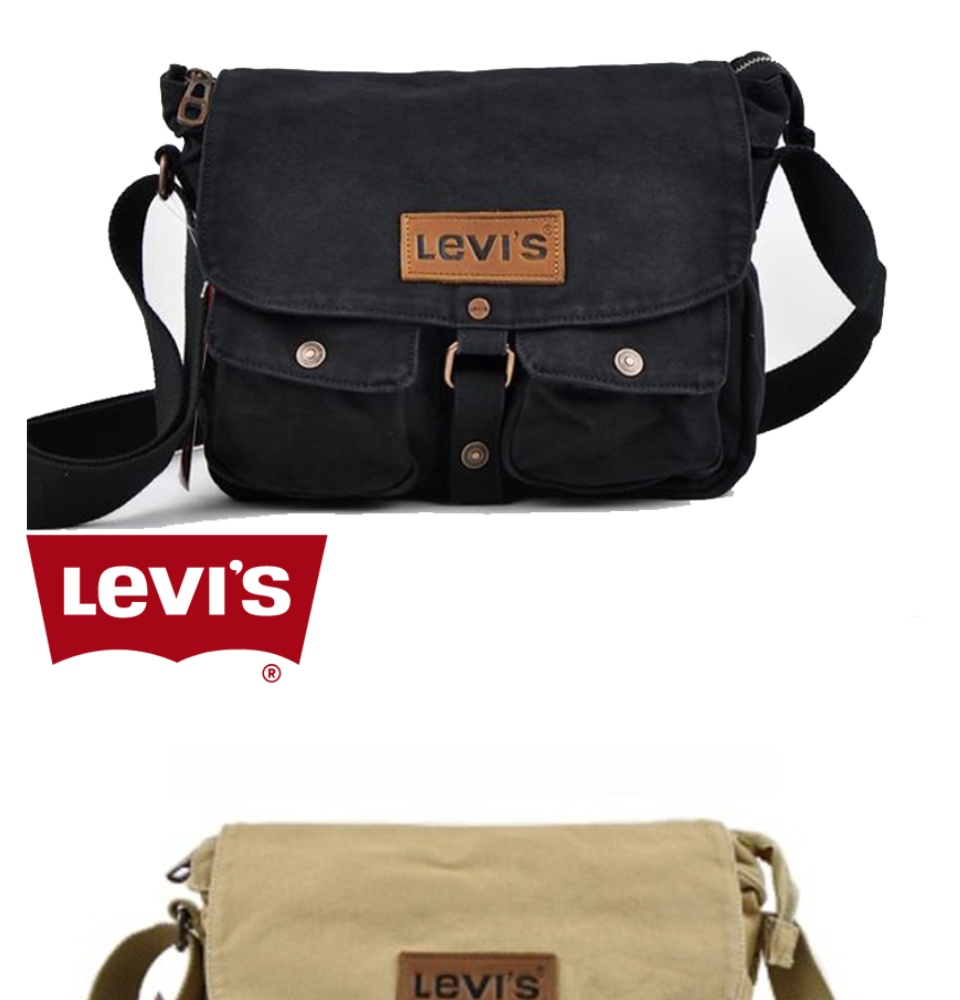 รูปภาพเพิ่มเติมเกี่ยวกับ ของใหม่ พร้อมส่ง กระเป๋าลีวายส์ กระเป๋าสะพายลีวายส์ กระเป๋าสะพายผู้ชาย Levi's Messenger bag sho bag