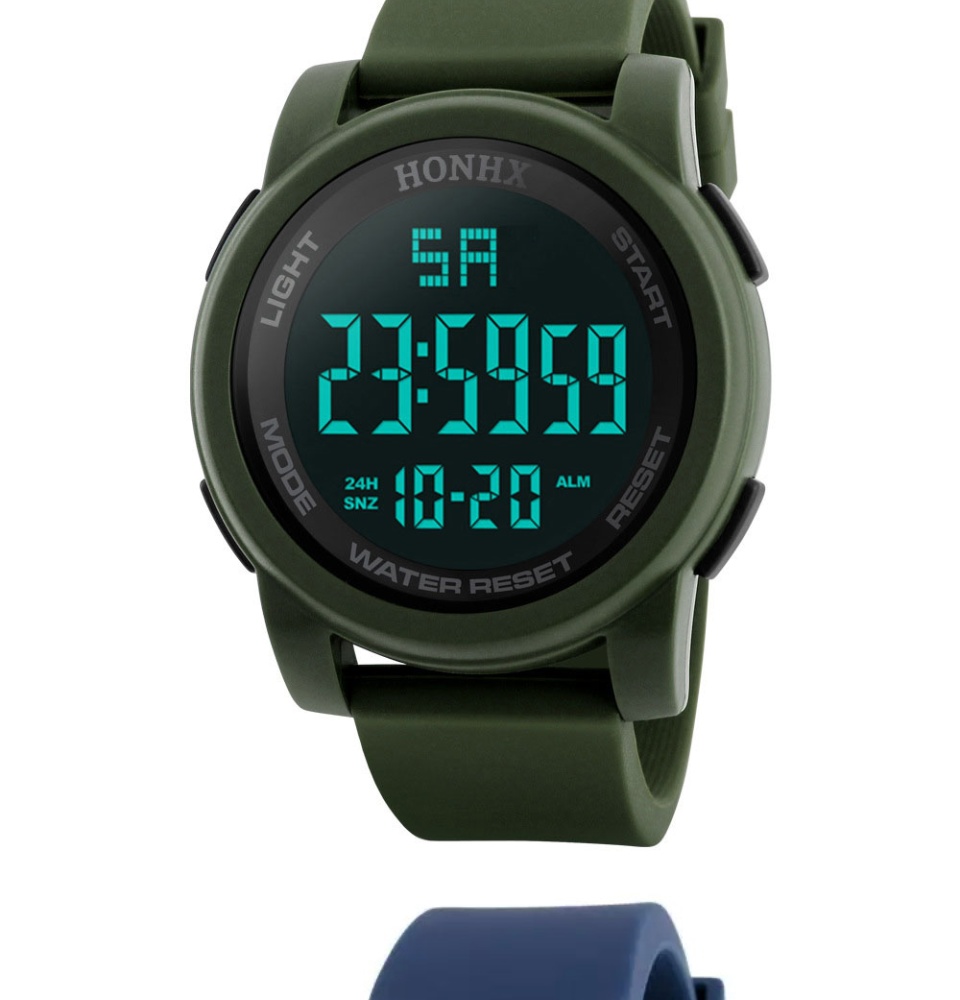 รายละเอียดเพิ่มเติมเกี่ยวกับ Riches Mall  RW249 นาฬิกาผู้ชาย นาฬิกา HONHX สปอร์ต ผู้ชาย นาฬิกาข้อมือผู้หญิง นาฬิกาข้อมือ นาฬิกาดิจิตอล Watch สายซิลิโคน