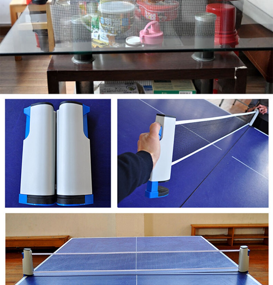 ลองดูภาพสินค้า DOBETTERS Table Tennis Rack เสาตาข่ายปิงปอง โต๊ะปิงปอง พับเก็บได้ แบบพกพา เน็ตปิงปอง ตาข่ายโต๊ะปิงปอง รุ่น S041