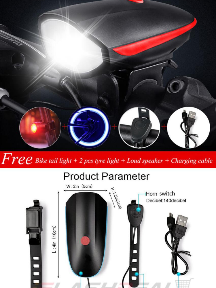 Bike headlight and tail light