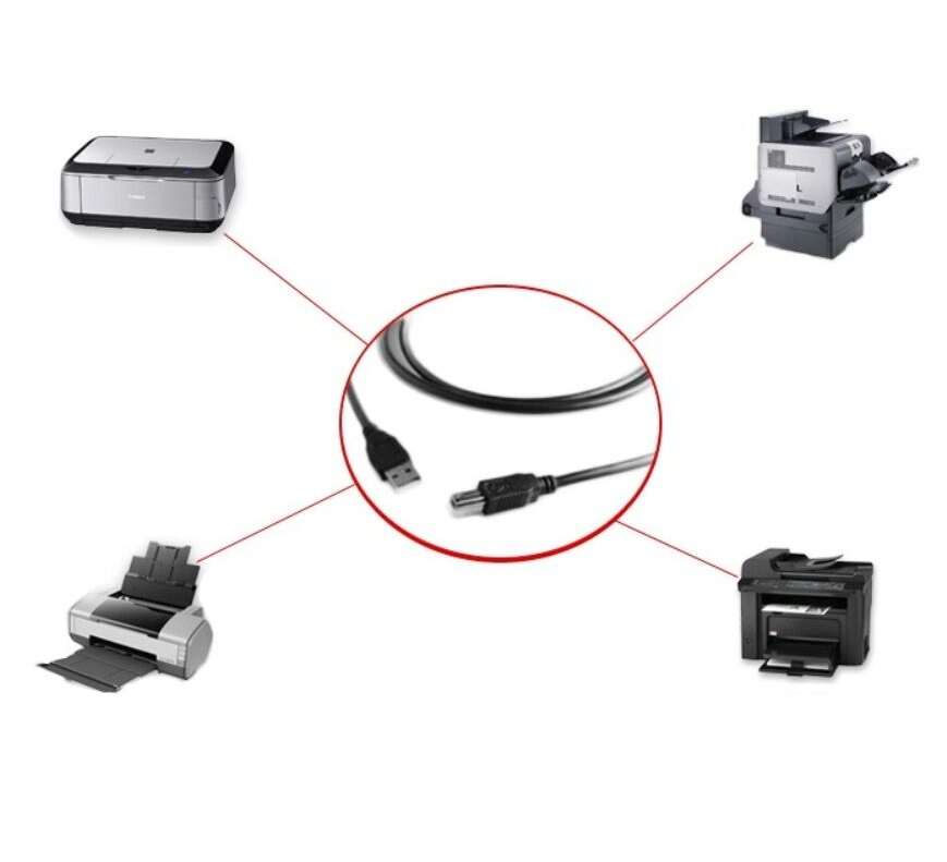 รูปภาพเพิ่มเติมเกี่ยวกับ สาย USB Printer 1.8เมตร 3เมตร 5เมตร 10เมตร สำหรับเครื่องปริ้นเตอร์, สแกนเนอร์ ความเร็วสูง แบบพอร์ต Type A Male To B Male สายปริ้นเตอร์เกรด A คุณภาพสูง พร้อมวงจรป้องกันไฟฟ้าสถิต