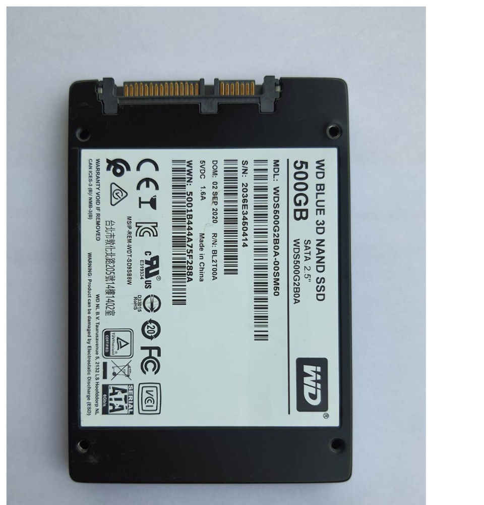 ข้อมูลเพิ่มเติมของ WD SSD 500GB Blue Sata III Read 560MB/S Write 530MB/S  2.5" 3DNAND (WDS500G2B0A) ของใหม่ยังไม่แก๊ะซอง ประกัน Synnex  5 ปี