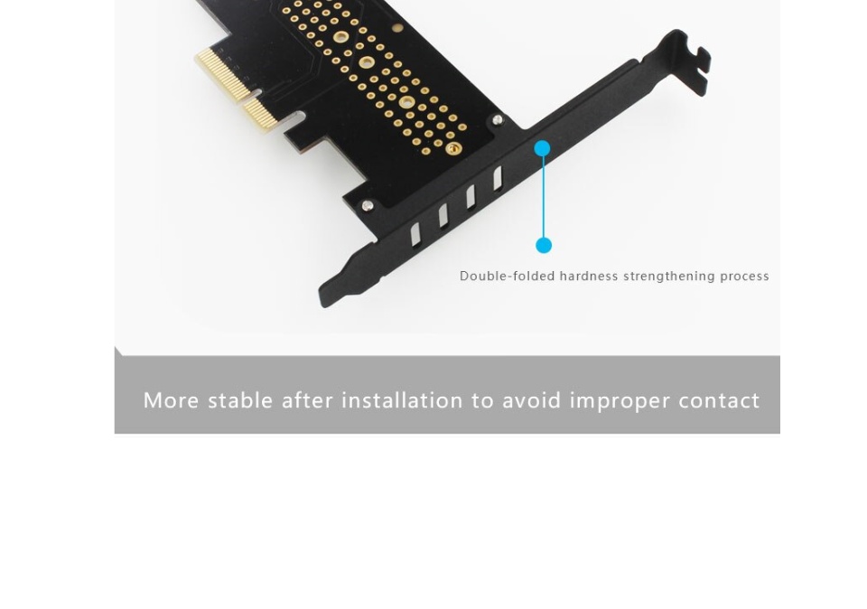 มุมมองเพิ่มเติมของสินค้า LBShare M.2 NVMe SSD TO PCIE 3.0 X4 adapter M Key interface card S PCI Express ssd m.2 nvme pci to m2